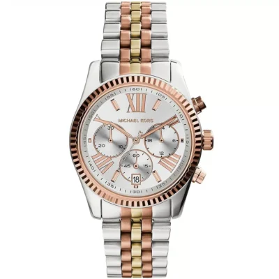 годинник Michael Kors MK5735 світлий циферблат хронограф 38 мм