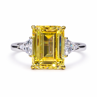 СРІБНА КАБЛУЧКА З ЖОВТИМ КАМЕНЕМ (очікуємо через 2,5 тижня)