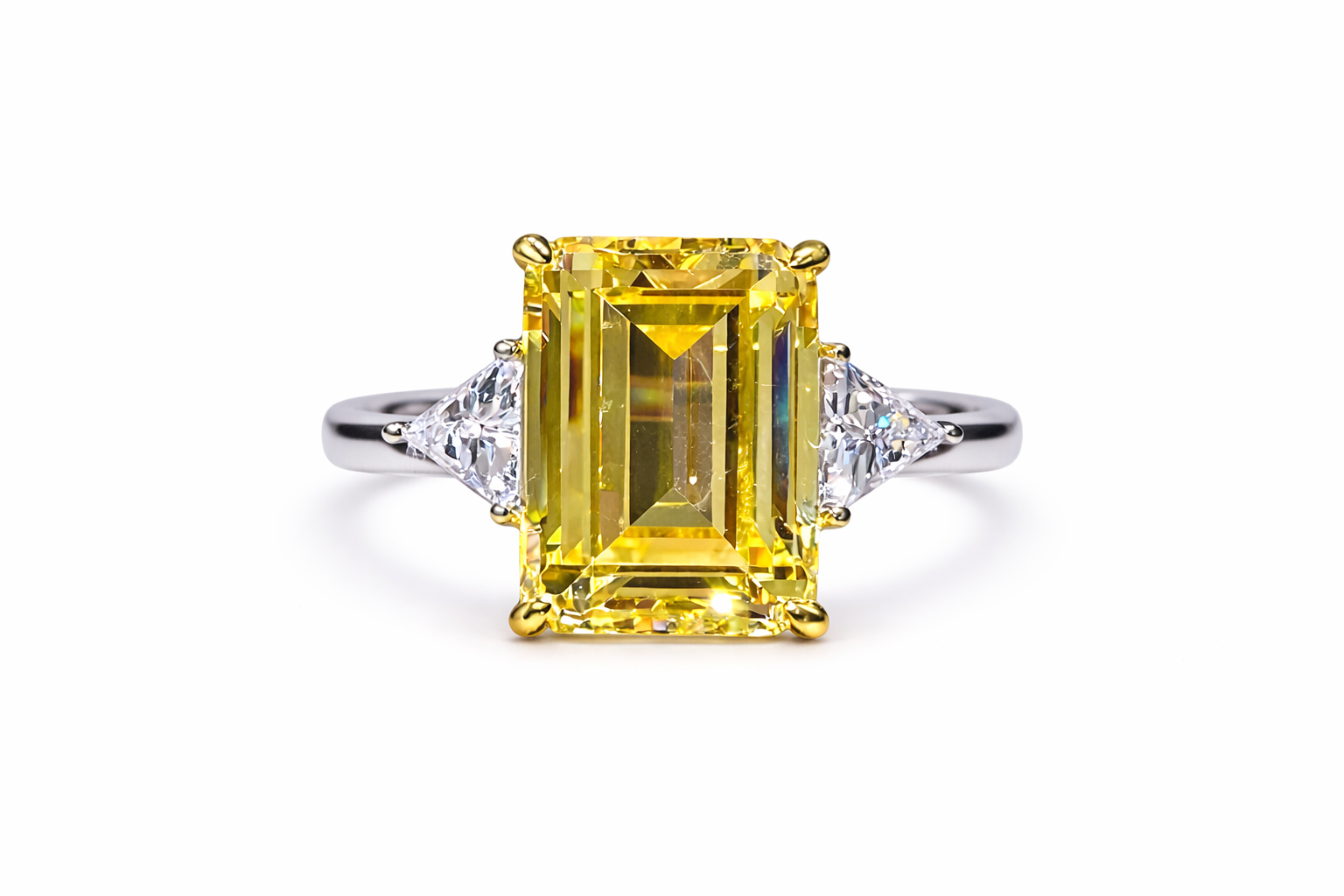 СРІБНА КАБЛУЧКА З ЖОВТИМ КАМЕНЕМ (очікуємо через 2,5 тижня)