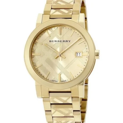 годинник Burberry BU9038 золотистий 38 мм сапфірове скло