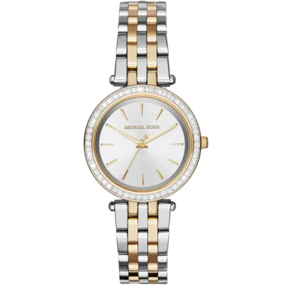 годинник Michael Kors MK3405 двоколірний сріблясто-золотистий 33 мм