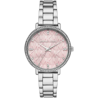 годинник Michael Kors MK4631 рожевий циферблат сріблястий браслет 38 мм