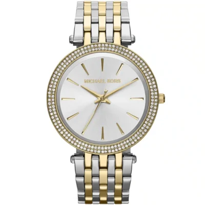 годинник Michael Kors MK3215 двоколірний сріблясто-золотистий 39 мм