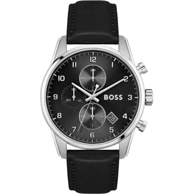 чоловічий годинник Hugo Boss Skymaster 1513782 чорний 44 мм