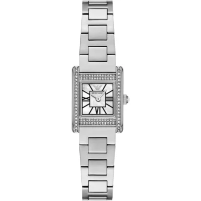 годинник Emporio Armani AR11662 сріблястий із кристалами 20 мм