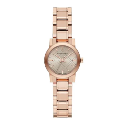 жіночий годинник Burberry BU9228 рожеве золото 26 мм