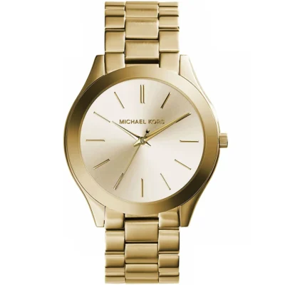 Золотий жіночий годинник Michael Kors MK3179 Slim Runway