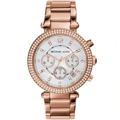 жіночий годинник Michael Kors Parker MK5491 рожеве золото 39 мм
