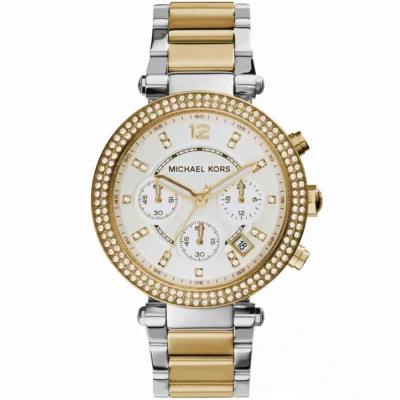 жіночий годинник Michael Kors Parker MK5626 сріблясто-золотистий 39 мм