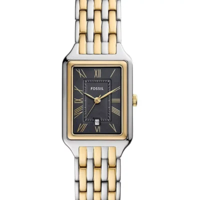 жіночий годинник Fossil Raquel ES5376 двоколірний 23 × 38 мм