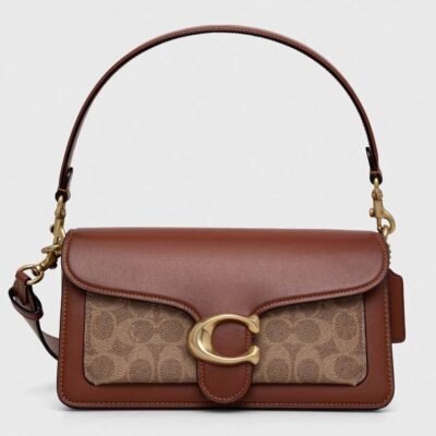Сумка Coach Tabby 26 CI032 у кольорі Maple з канвасу Signature