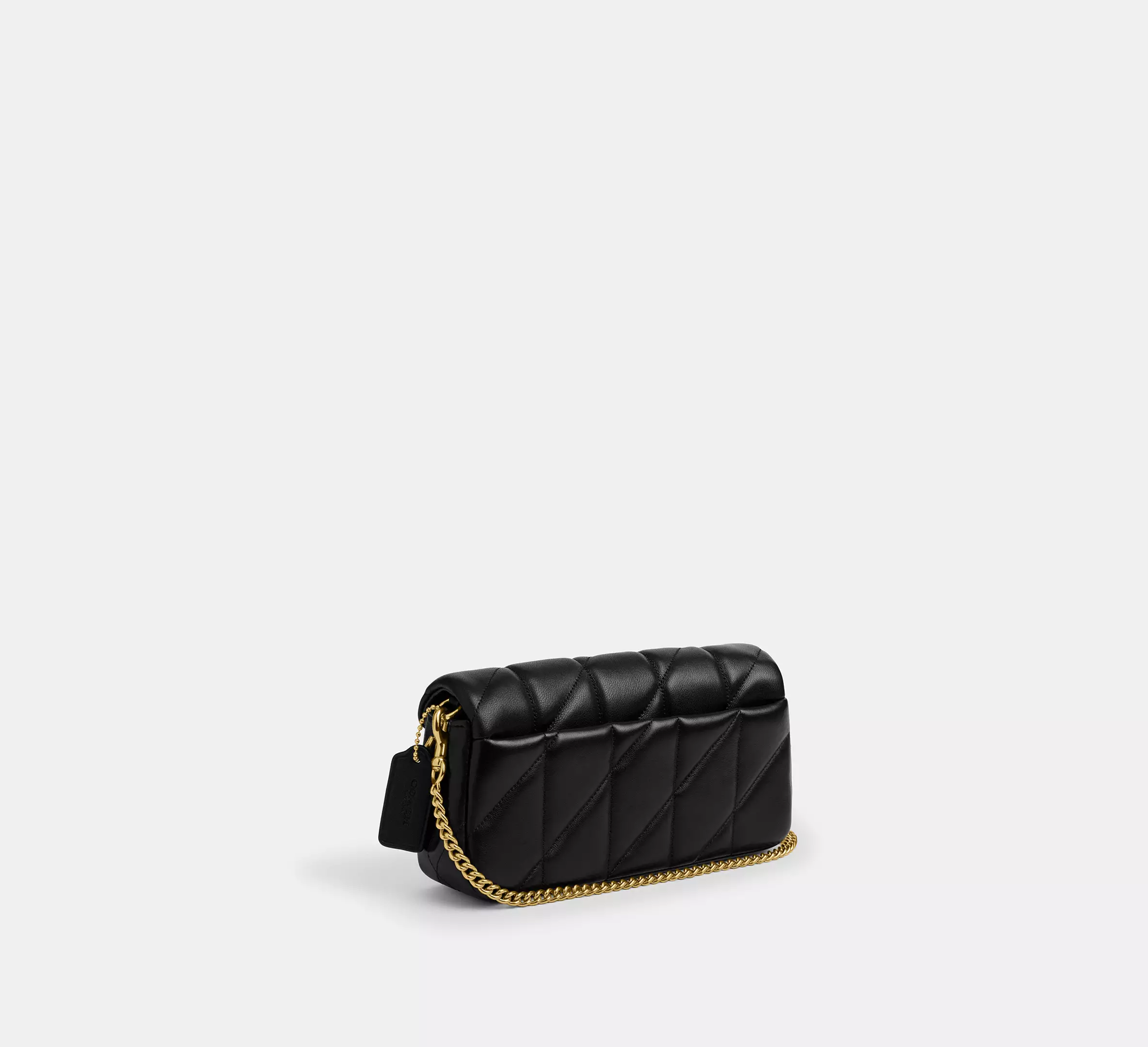 СУМКА COACH TABBY CHAIN CROSSBODY BAG 19 WITH QUILTING CBH23 BLACK (очікуємо через 2 тижні)