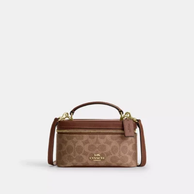 Сумка Coach Rainer Crossbody Bag 18 CEO23 Tan Brown з монограмою Signature