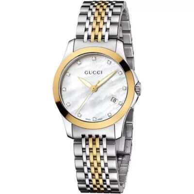 жіночий годинник Gucci G-Timeless YA126513 з діамантами 27 мм